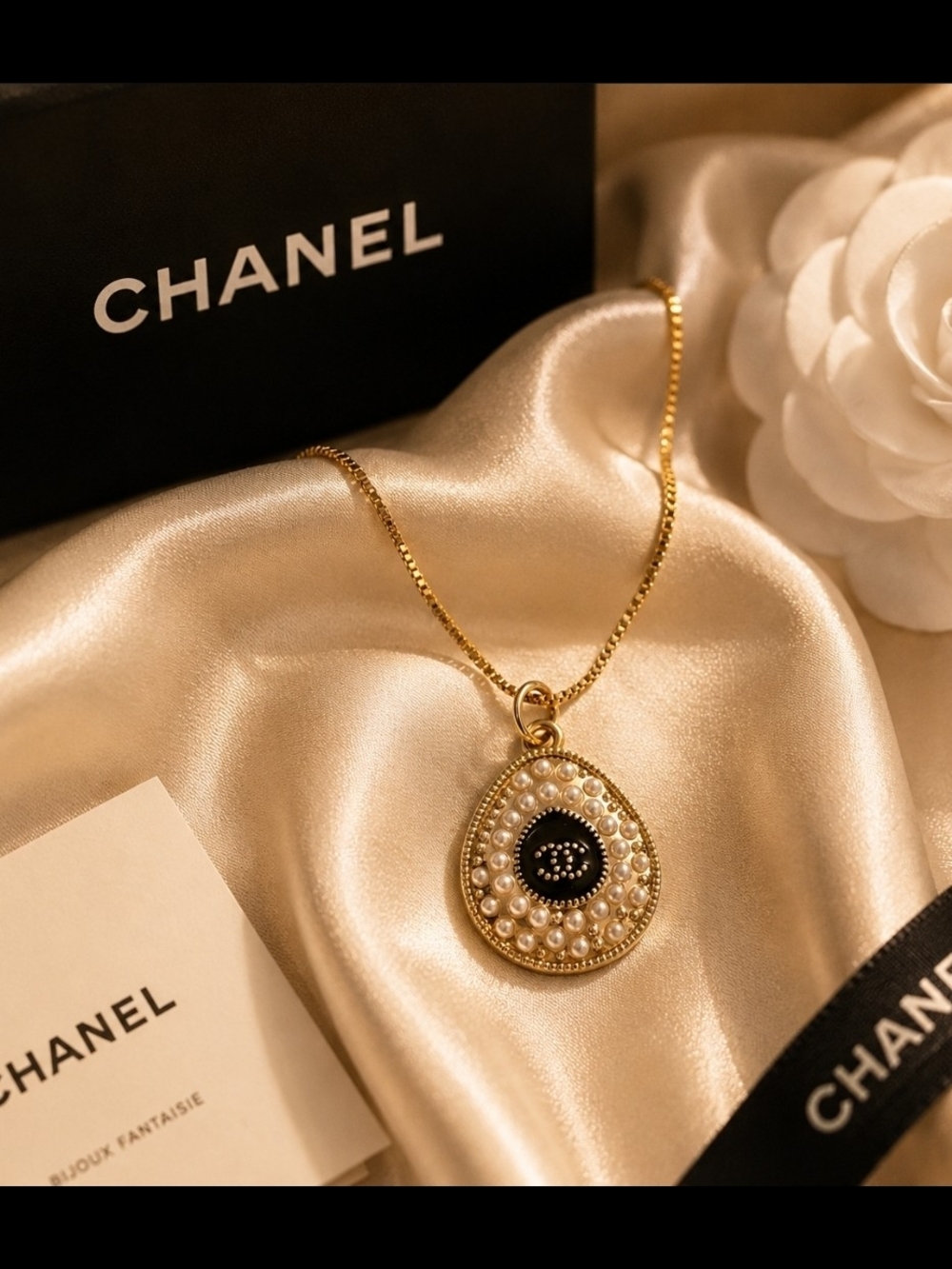 Rare Upcycled Chanel Zipper Pull Charm Necklace ✨